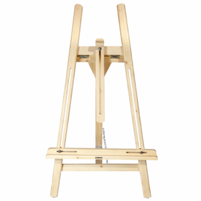 Artist Easel 3 Legs (3 Feet Height) - Wooden Easel 4 legged White Spruce Wood 3 feet, Wooden Easel 4 legged 4 feet