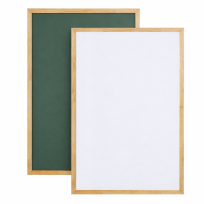 Rubber Wood Framed Double Sided Board