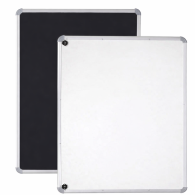 Aluminium Framed Chalk Board – Non Magnetic (Black, Size : 2 feet x 1 Foot)