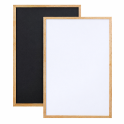 WOODEN FRAME WHITE AND BLACK